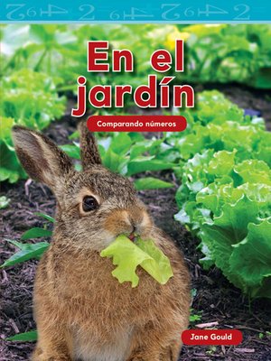 cover image of En el jardín: Comparando números